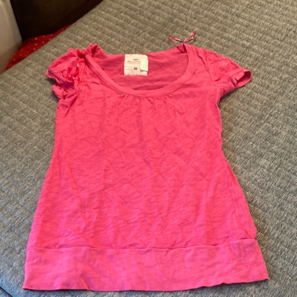 H&M Pink Short Sleeve Tee